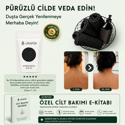 LİFAPÜR® Antibakteriyel Vücut Temizleme Lifi