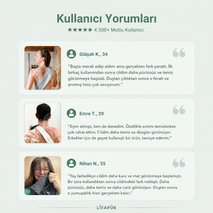 LİFAPÜR® Antibakteriyel Vücut Temizleme Lifi
